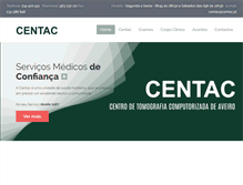 Tablet Screenshot of centac.pt