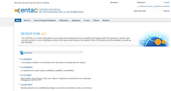 Desktop Screenshot of centac.es