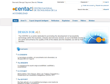 Tablet Screenshot of centac.es